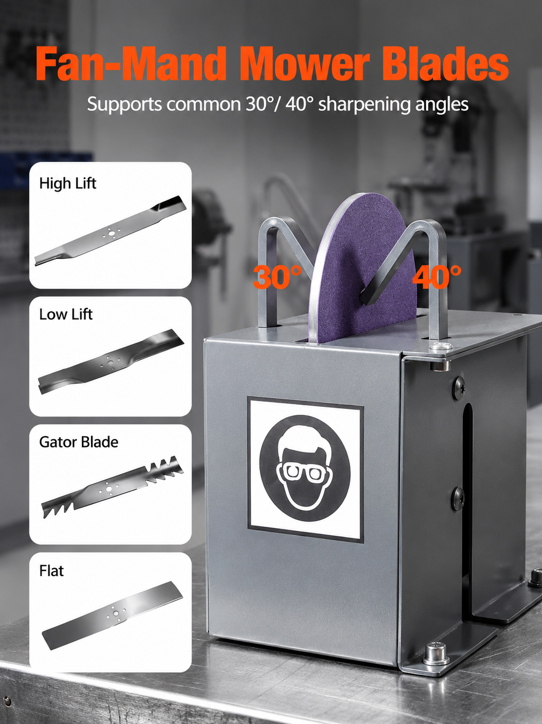 VEVOR Lawn Mower Blade Sharpener