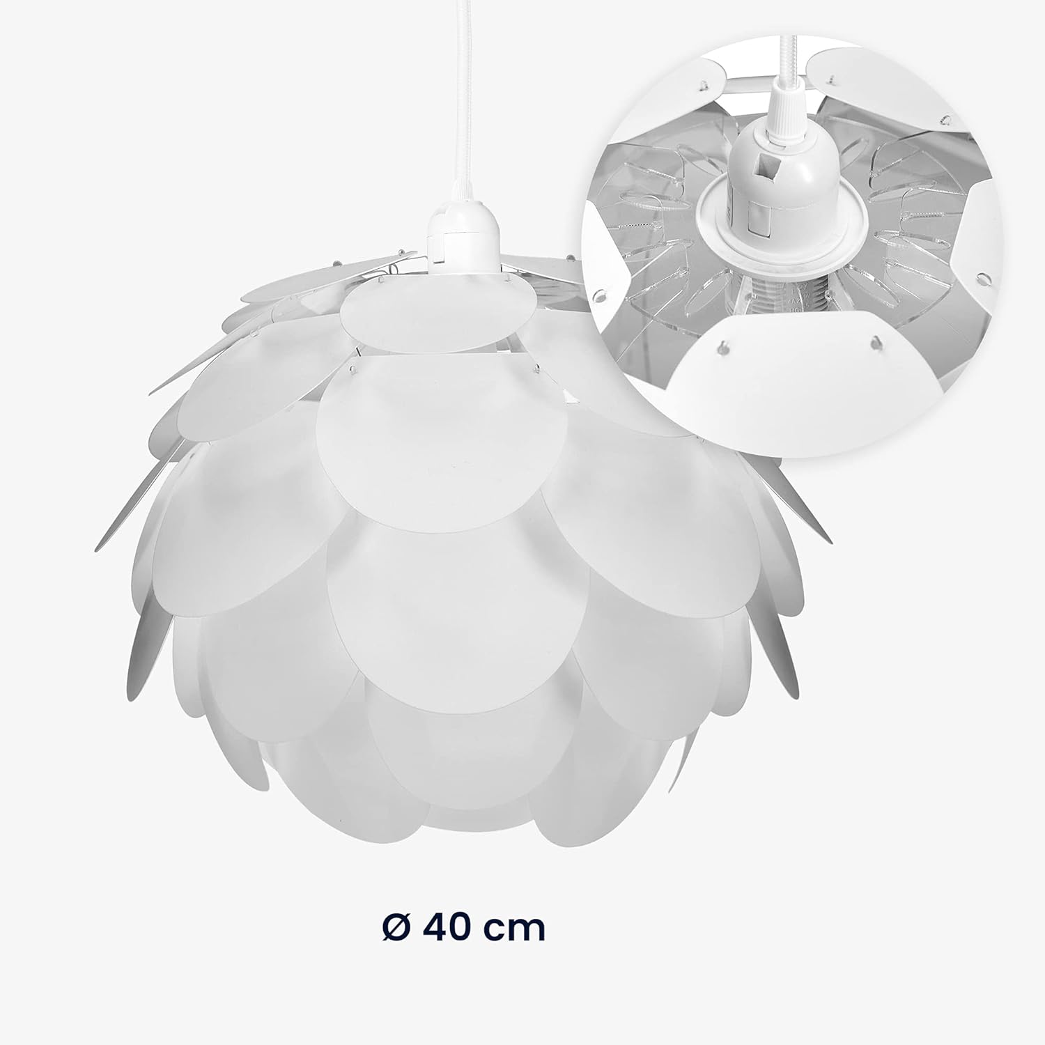 Puzzle Pendant Lamp Shade - Cherry Blossom DIY Jigsaw Lampshad