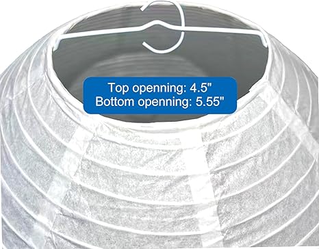 2CS Paper Lantern Light White Hanging Paper Lamp Shade
