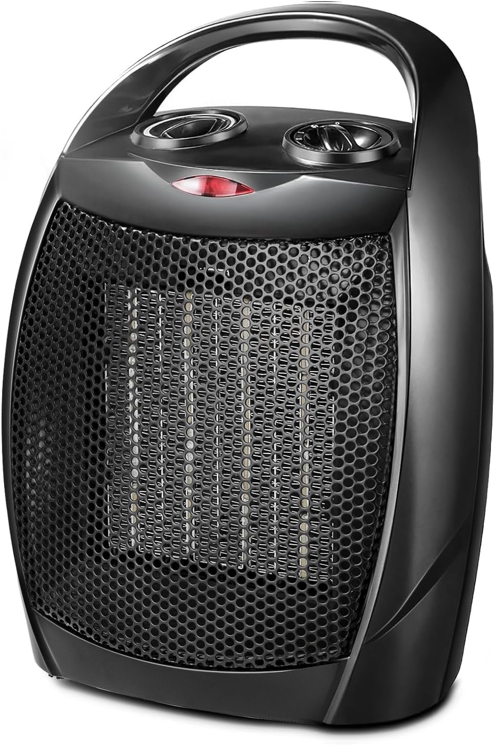 Electric Space Heater with Adjustable Thermostat and Overheat Protection