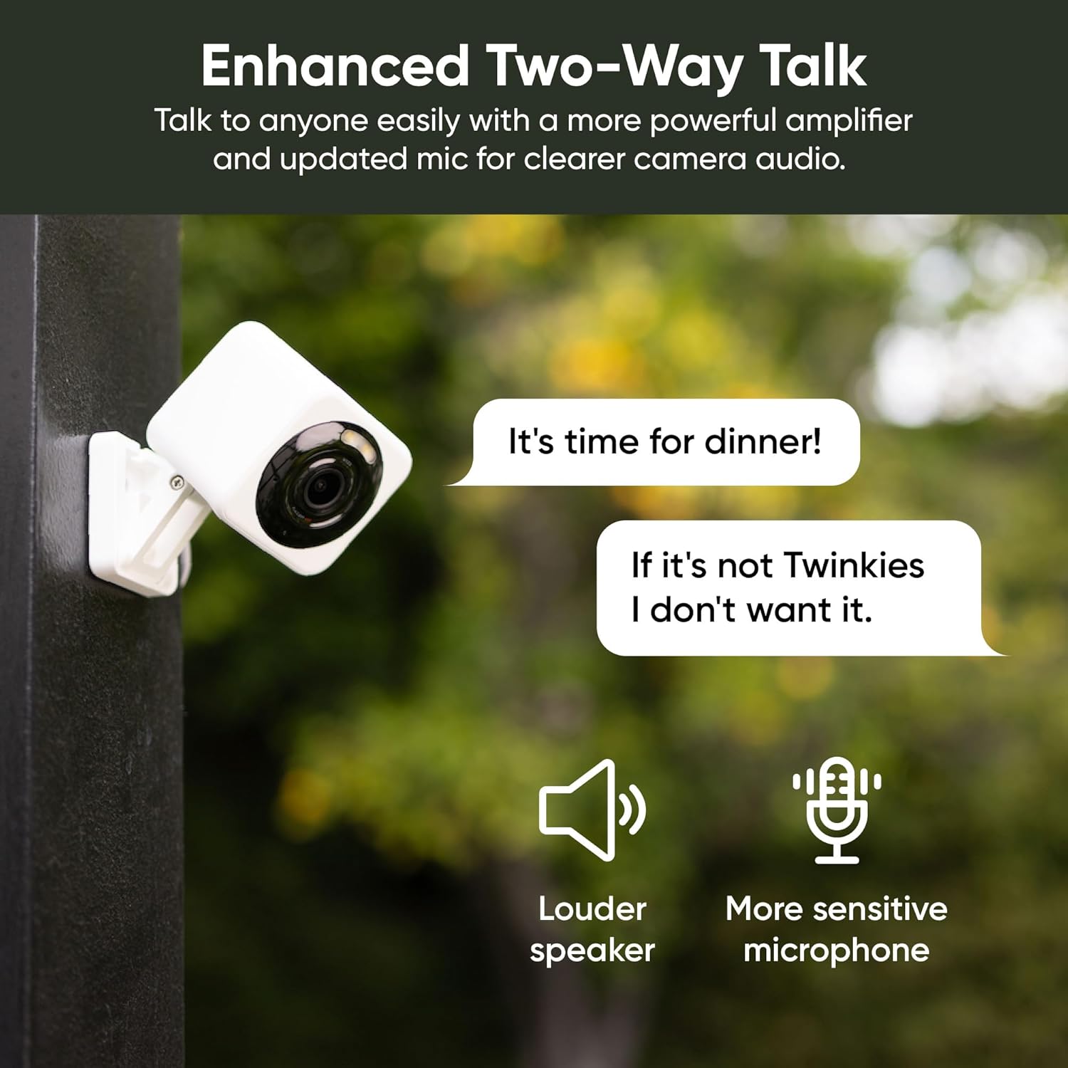 2.5K AI Security Camera, Indoor/Outdoor Cameras for Home Security, Baby Monitor & Pet Camera