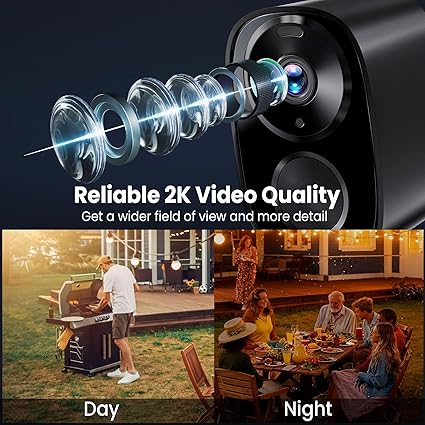 2026 Enhanced 2K UHD Security Cameras Wireless Outdoor