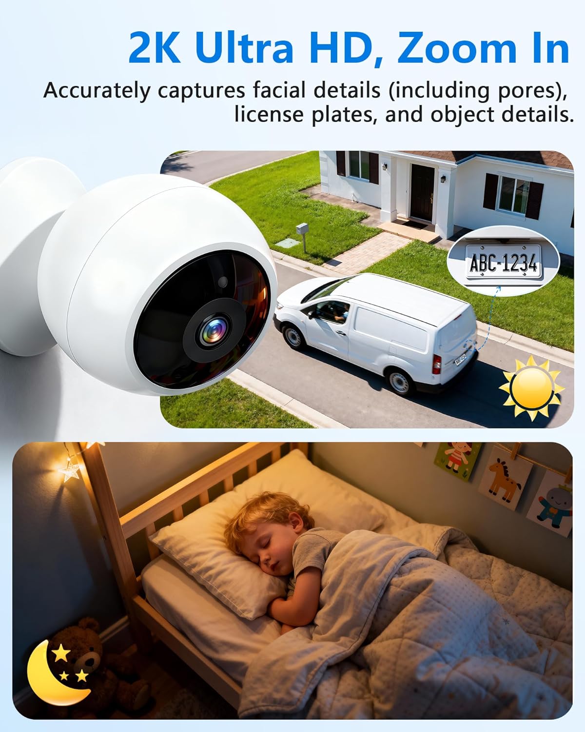 Security Cameras Wireless Outdoor Magnetic Install-Free