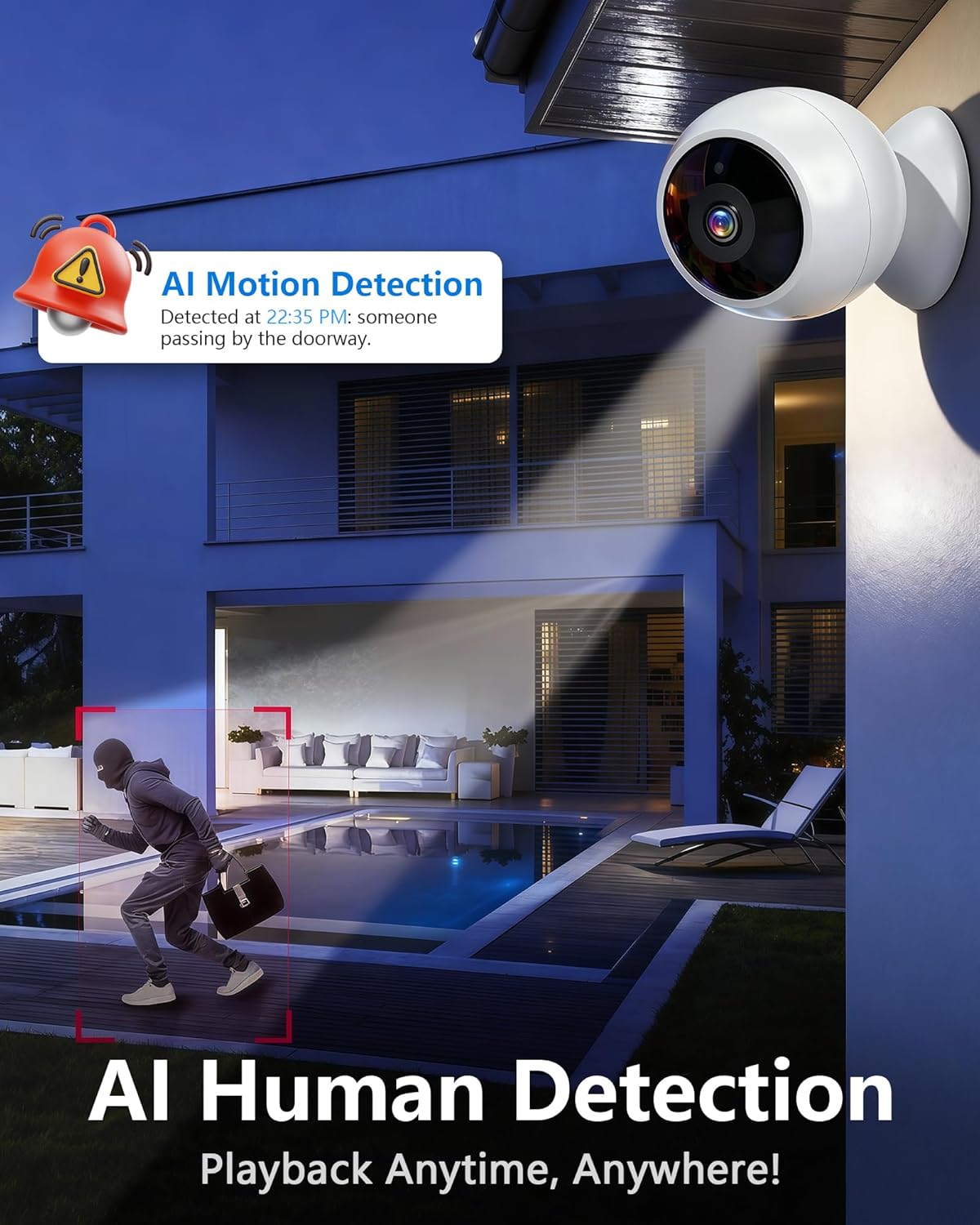 Security Cameras Wireless Outdoor Magnetic Install-Free
