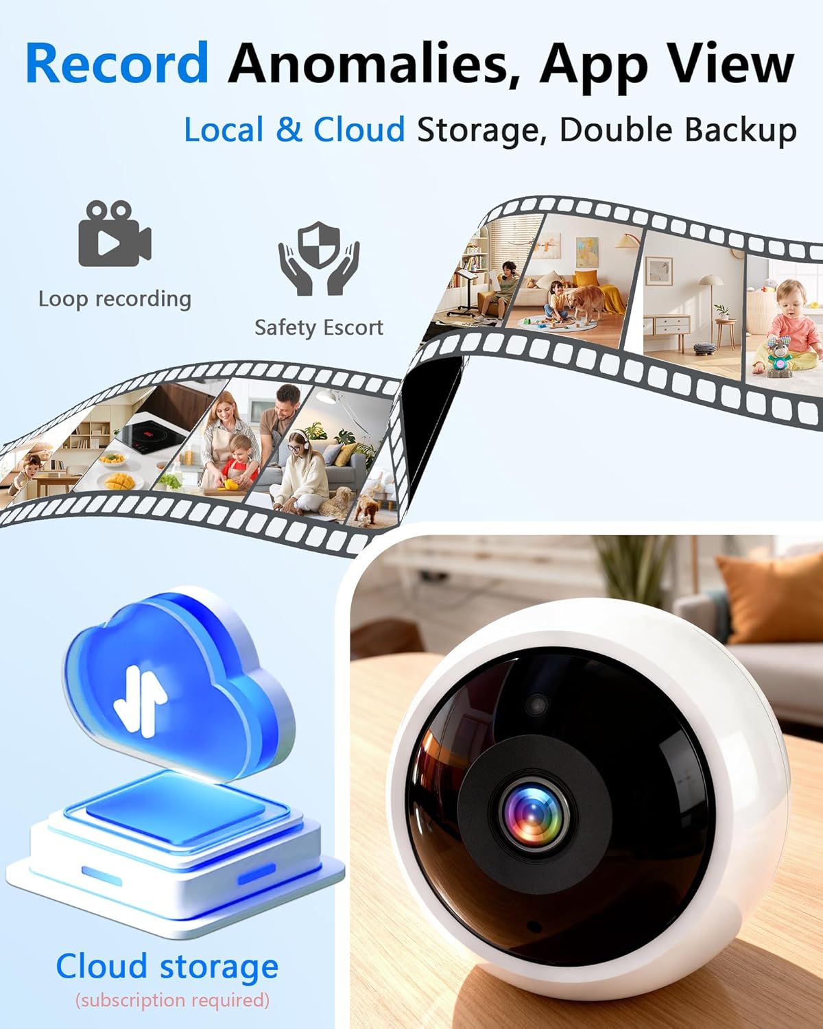 Security Cameras Wireless Outdoor Magnetic Install-Free