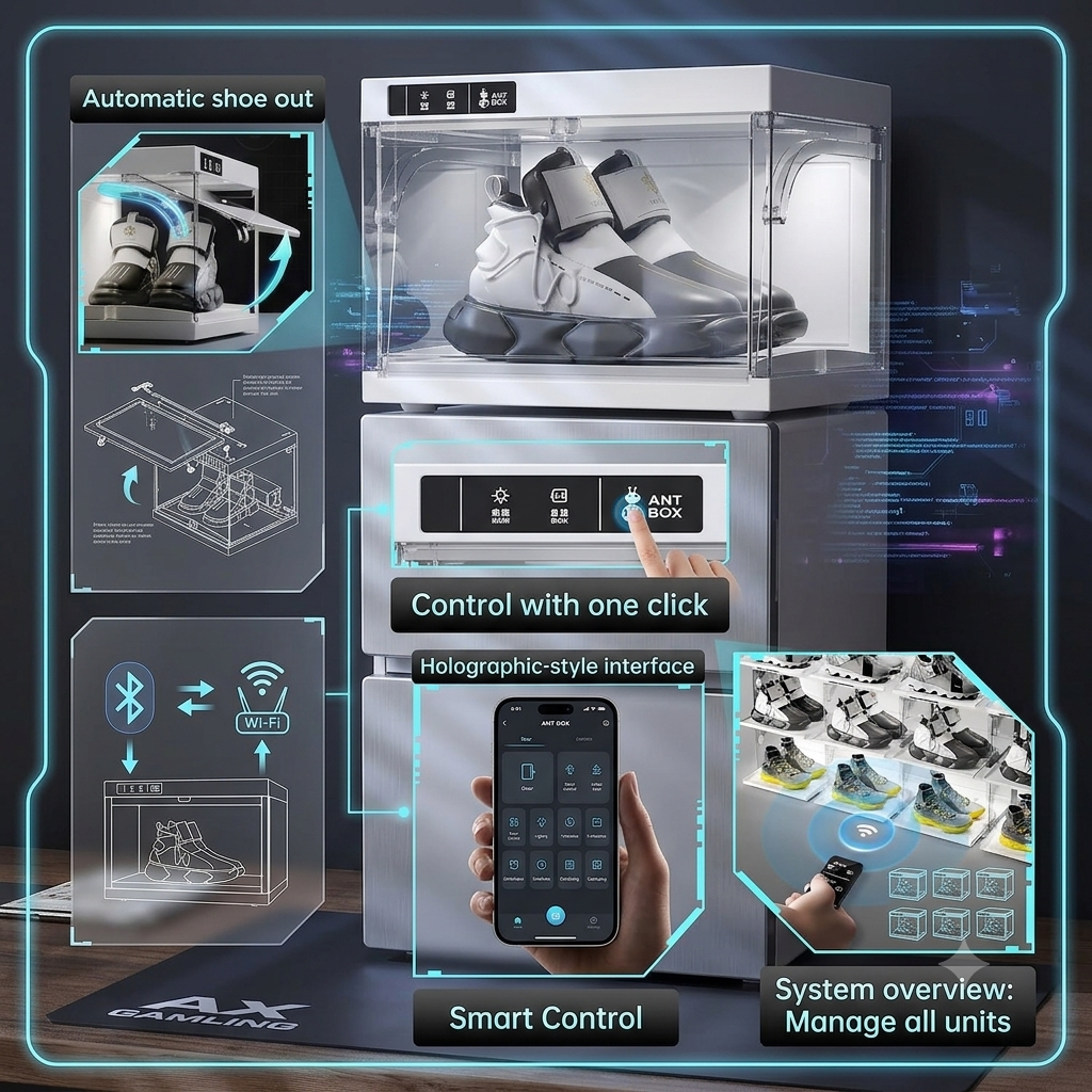 🔥End Season Sale🔥Shoe Organizer LED Smart Control