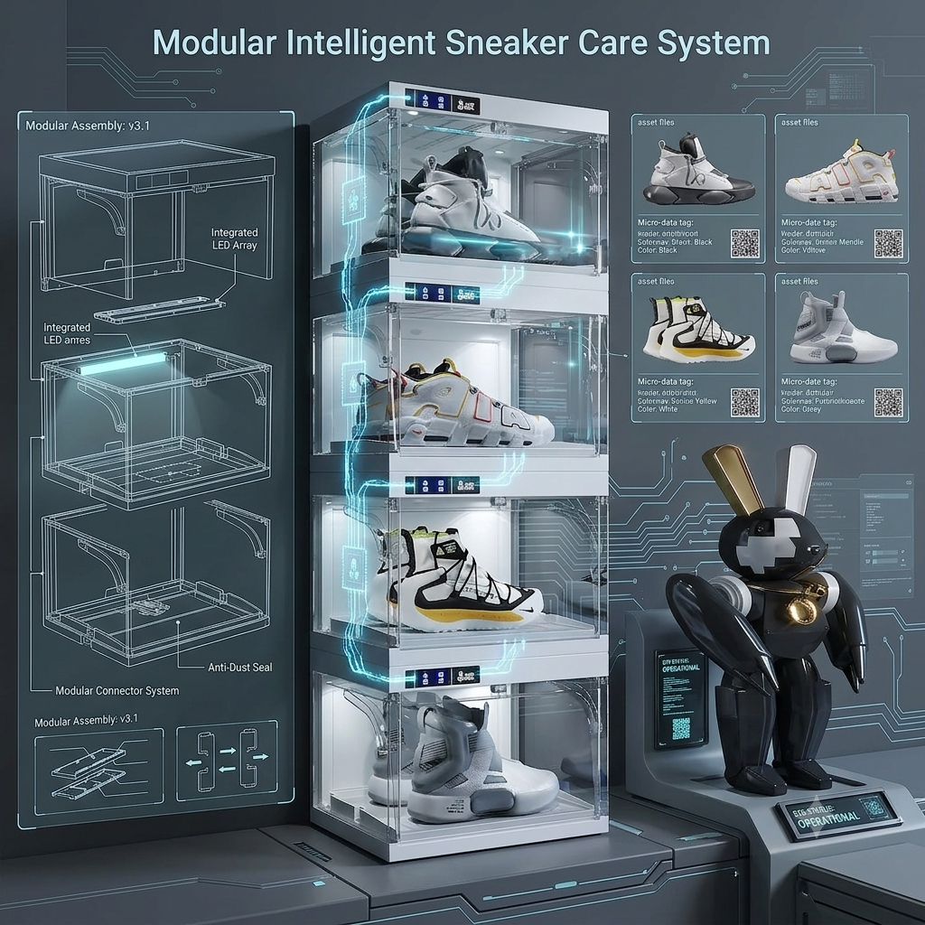 ANTBOX Shoe Organizer LED Smart Control