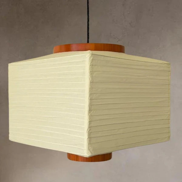 Paper Pendant Lamp Shade Rectangular - Perfect for Home Decor, Easy Installation